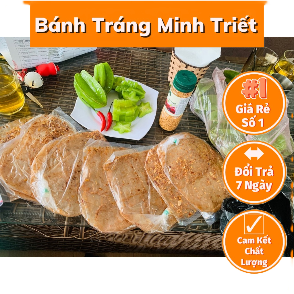 Bánh tráng phơi sương xì ke muối tỏi nhuyễn Tây Ninh chính gốc giá lò !