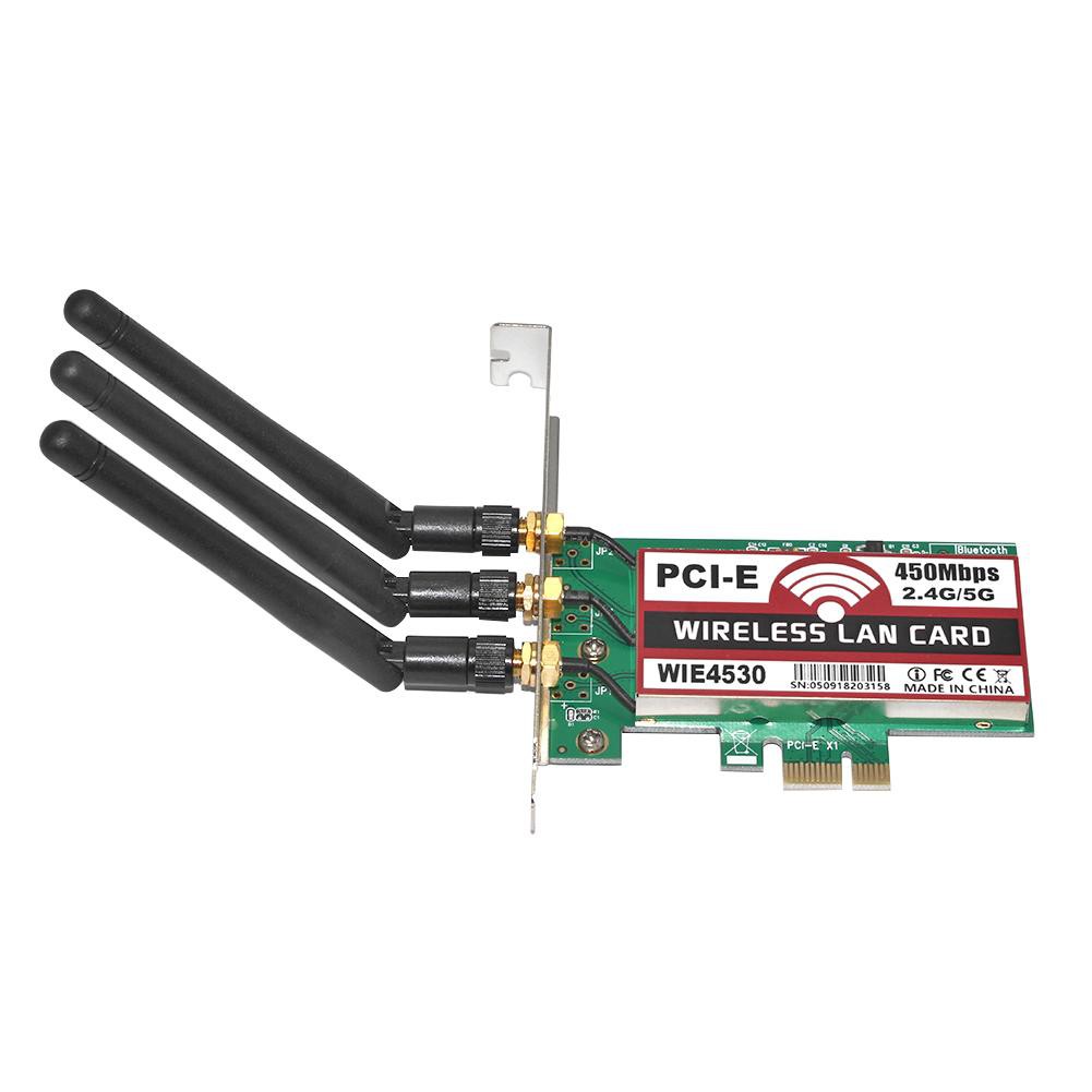 Card mạng không dây 450Mbps 2.4G / 5G WiFi PCI-e X1 cho Desktop Driver | BigBuy360 - bigbuy360.vn