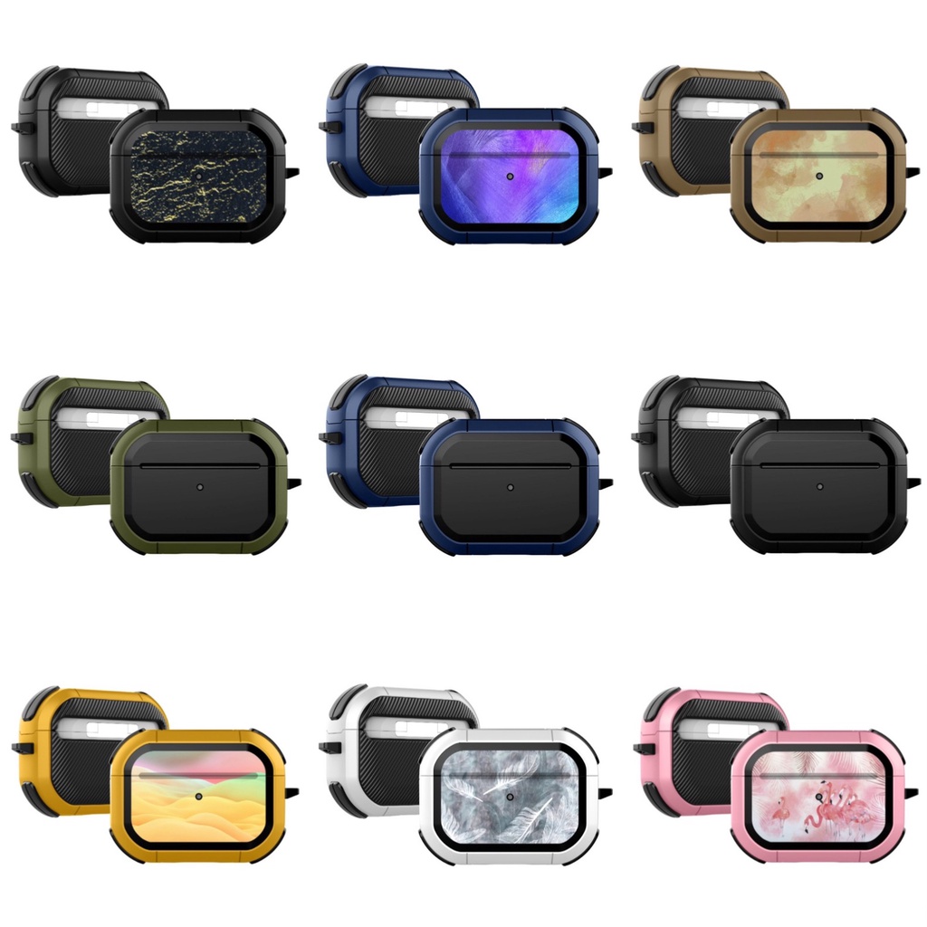 Vỏ đựng ốp case airpods airpod bảo vệ tai nghe không dây bluetooth 1/2/Pro - Basic cao cấp