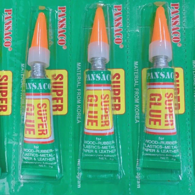 Keo dán đa năng siêu dính Super Glue Alteco tuýp 2g chuyên dùng dán giày dép, nhựa, kính, đồ da, kim loại,