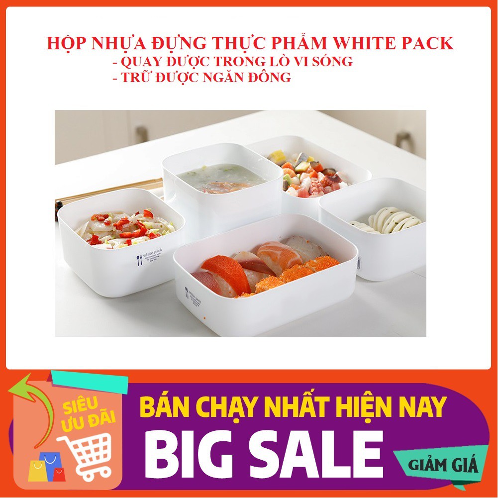 Hộp nhựa đựng thực phẩm White pack