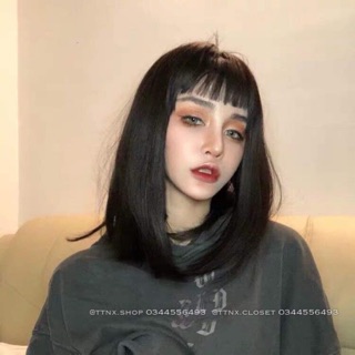 TÓC KẸP MÁI NGỐ CHẤT TƠ CAO CẤP⚡FREESHIP⚡ ẢNH THẬT TÓC MÁI GIẢ, MÁI NGỐ, KẸP MÁI CHẤT TƠ GIỐNG TÓC THẬT 100%