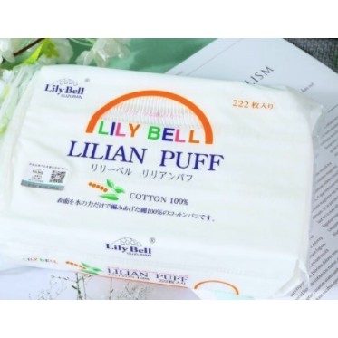 Bông tẩy trang Lily Bell túi 222 miếng hàng nội địa Trung