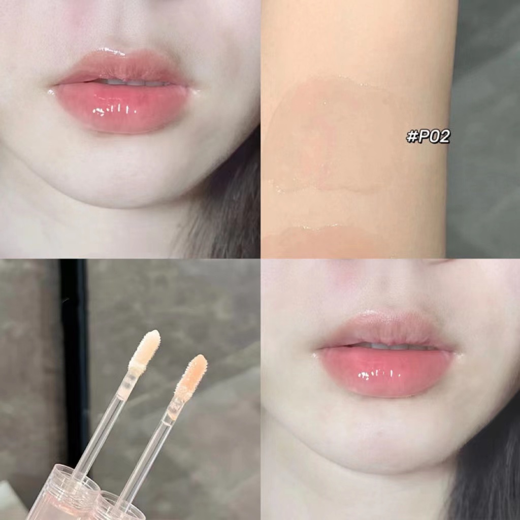 HERORANGE Son Dưỡng Môi Dạng Lỏng Lâu Trôi Chứa Vitamin Tự Nhiên Hương Nước Trái Cây ruiyan