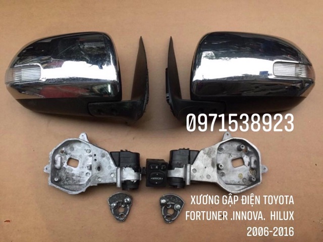 Bộ moto gập gương tự động cho TOYOTA FORTUNER INNOVA HILUX 2006-2016