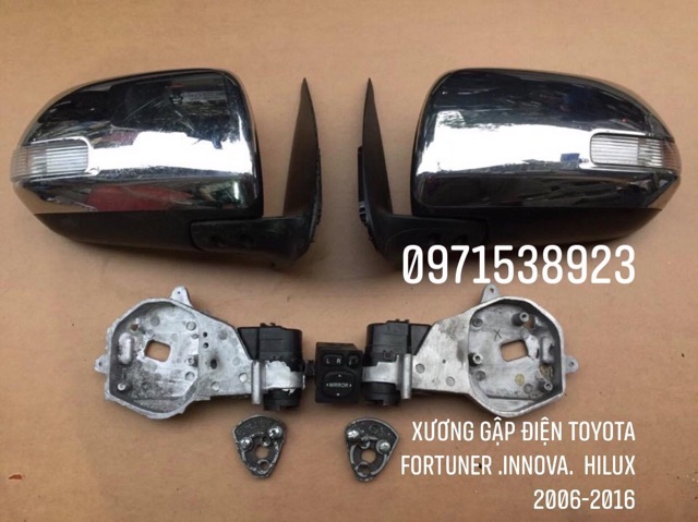 Bộ moto gập gương tự động cho TOYOTA  FORTUNER INNOVA HILUX 2006-2016