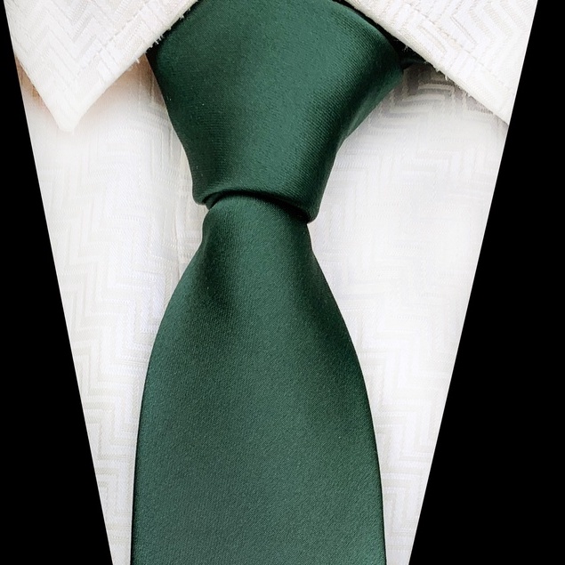 Cà Vạt 8cm Màu Đen / Trắng Thời Trang Lịch Lãm Cho Nam 24h