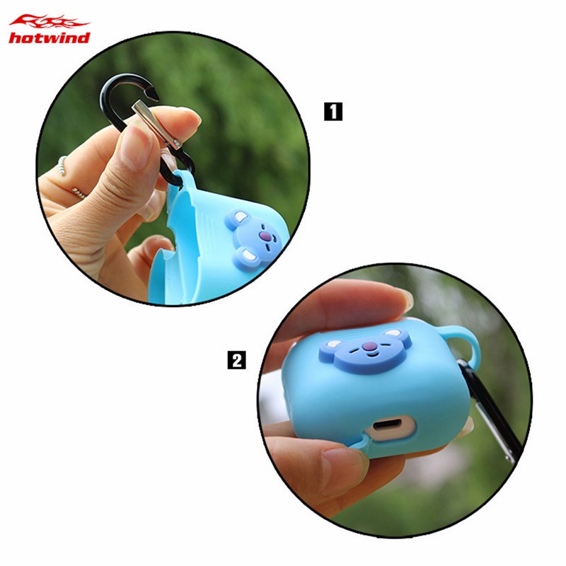 Vỏ bọc hộp sạc tai nghe AirPods hình biểu tượng hoạt hình BT21