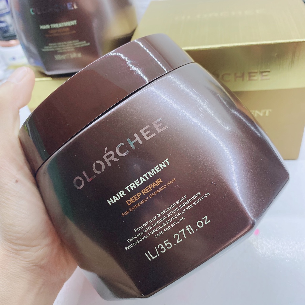 Kem hấp ủ tóc Olorchee phục hồi mềm mượt 1000ml ,500ML