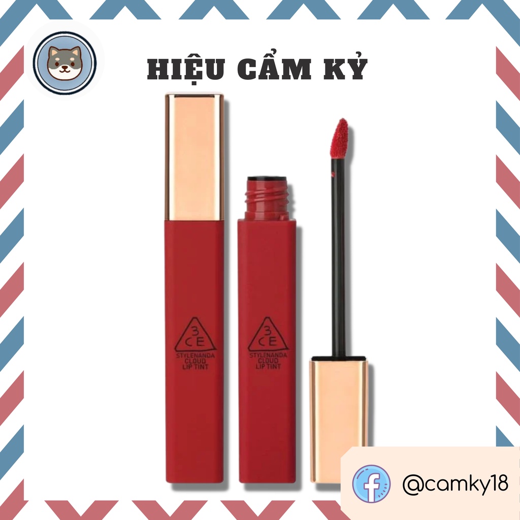 [Hidden Tag] Son kem 3CE Cloud Lip Tint Mịn Nhẹ Như Mây - Hàng chính hãng