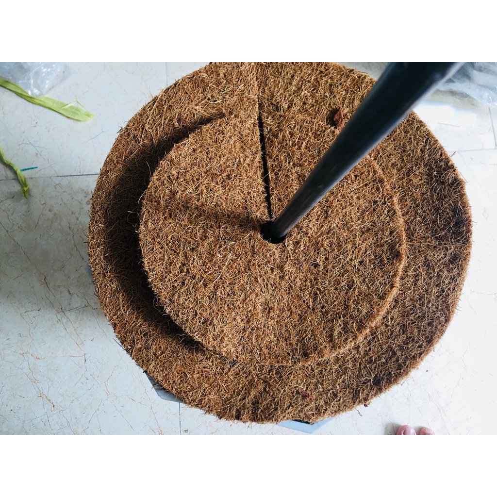 Thảm Xơ Dừa Ép - Xơ Dừa Lót Chậu - Xơ Dừa Ươm Cây - giá thể giữ ẩm cho cây trồng