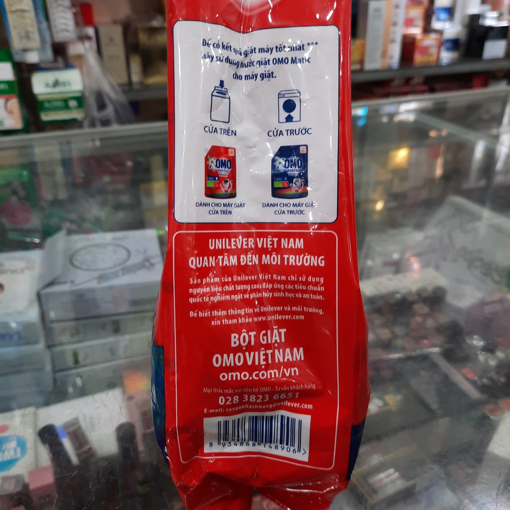 Bột giặt OMO xoáy bay vết bản 1.150g