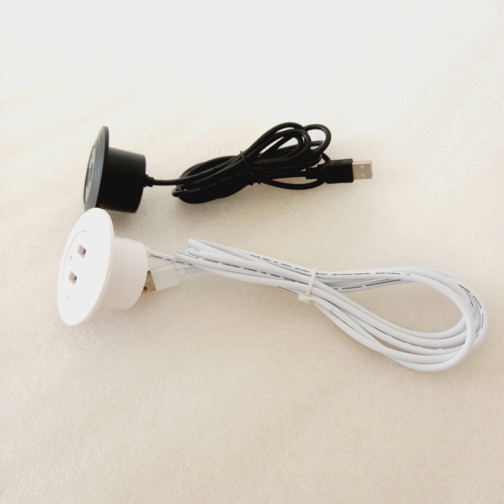 Sạc USB ⚡ Hugiasmart ⚡Sạc  gắn bàn làm việc 2 cổng usb tiện lợi