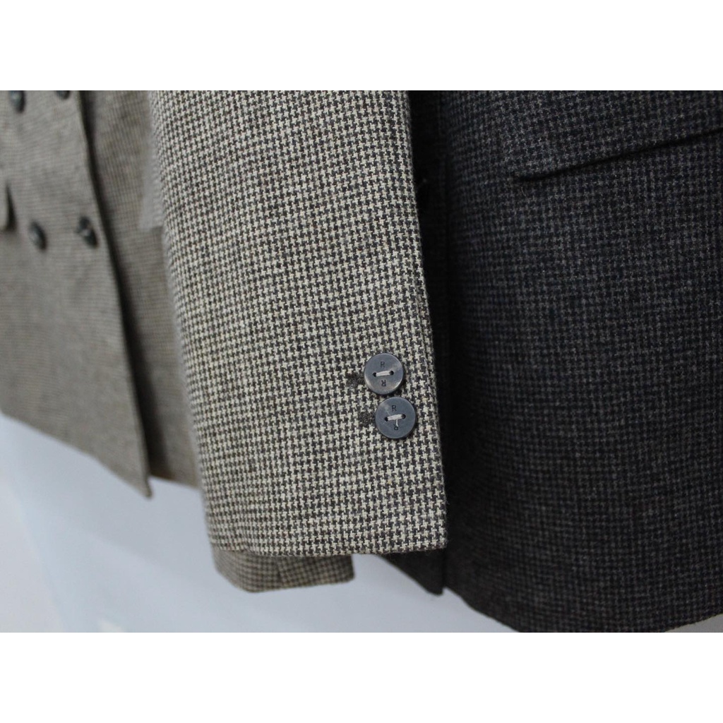 Q9265 - Áo khoác vest Roliate túi, 4 nút trước, phối caro | BigBuy360 - bigbuy360.vn