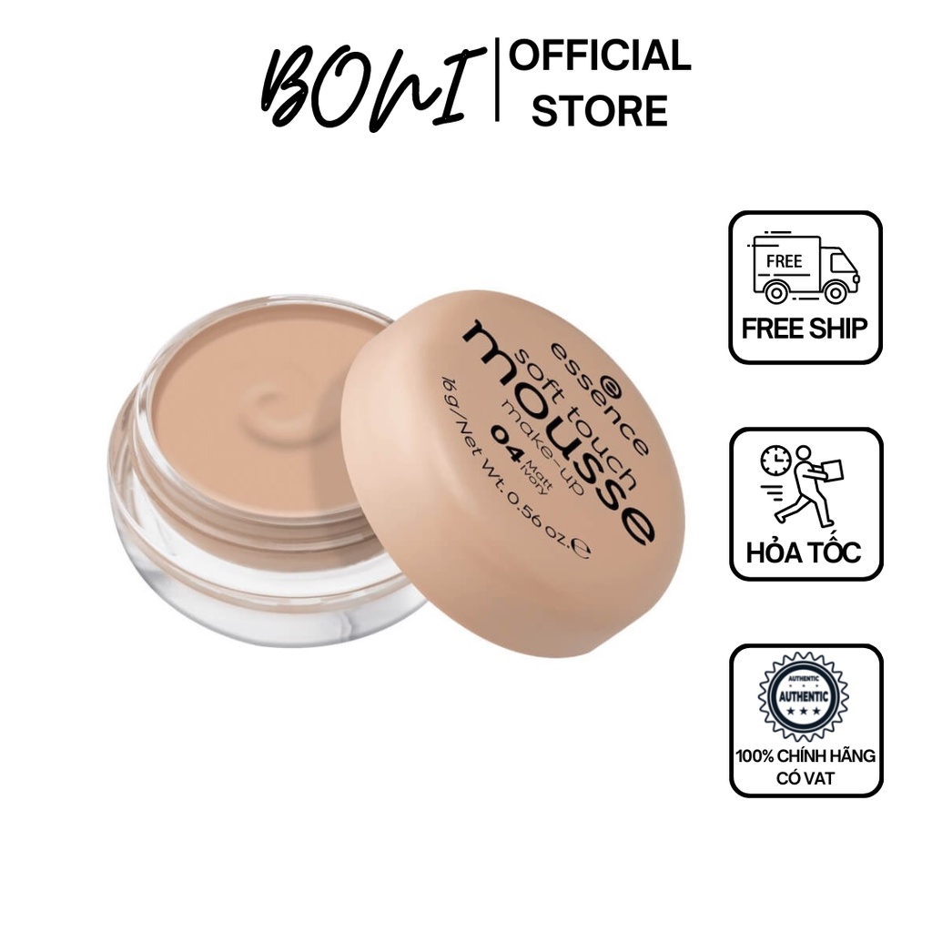 Phấn mousse Đức 4 trong 1 - vừa làm lót, nền, phủ, che khuyết điểm,Khả năng kiềm dầu đến 12 giờ ( chính hãng )