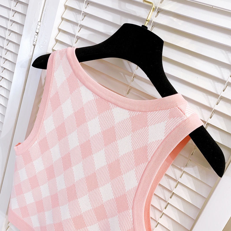 Jiashucheng Set Áo Váy Phong Cách Retro Hong Kong Thời Trang Mùa Hè Cho Nữ