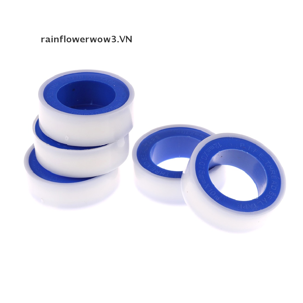 Bộ 5 Cuộn Băng Keo Dán Ống Nước PTFE 12Mmx10Mmr Chuyên Dụng