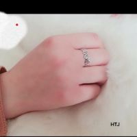 Nhẫn kim tiền nữ bạc hở free size