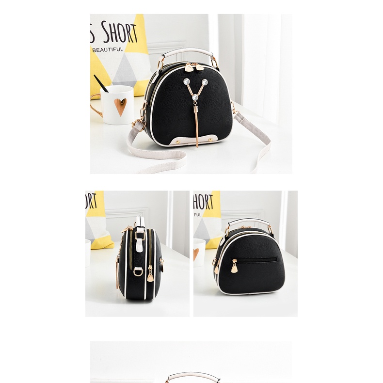 [Hàng Mới Về] Túi đeo chéo thời trang nữ phối màu siêu xinh, nhỏ gọn tiện lợi phong cách Hàn Quốc E684