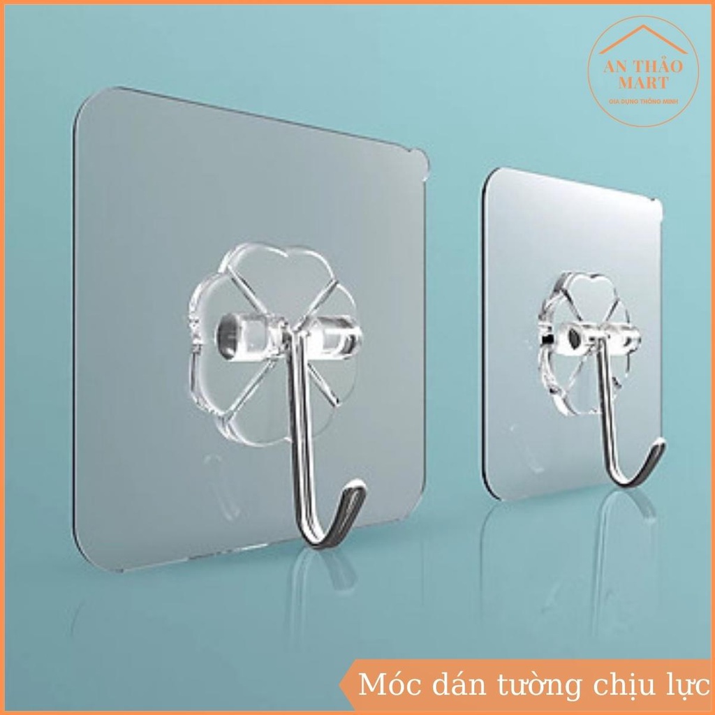 Móc Dán Tường Siêu Dính Trong Suốt Chịu Lực Tốt Treo Tường Chắc Chắn