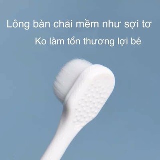 Bàn chải đánh răng lông siêu mịn cho bé