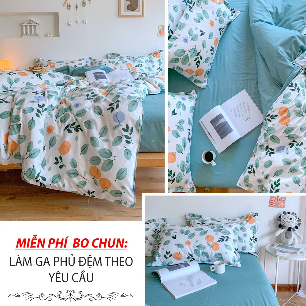 Bộ chăn ga gối poly cotton cao cấp mềm mại, Bộ chăn ga 4 món cotton mùa hè nhiều  mẫu đáng yêu | BigBuy360 - bigbuy360.vn