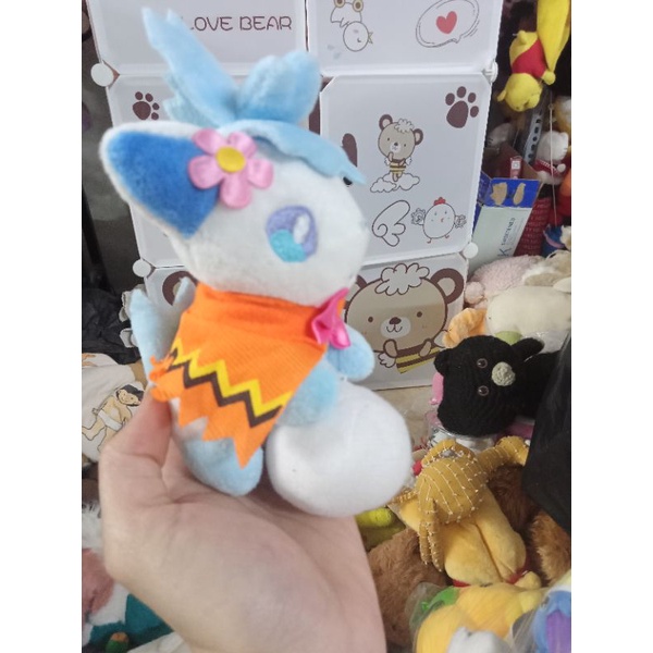 Móc khoá nhựa poke size 10-15cm