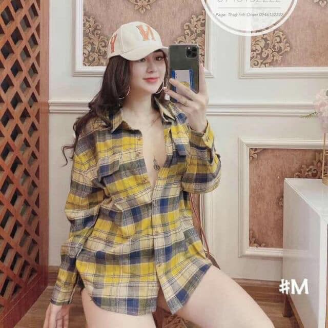 ÁO SƠ MI KẺ CARO SIÊU HOT HIT, TJTCOI4