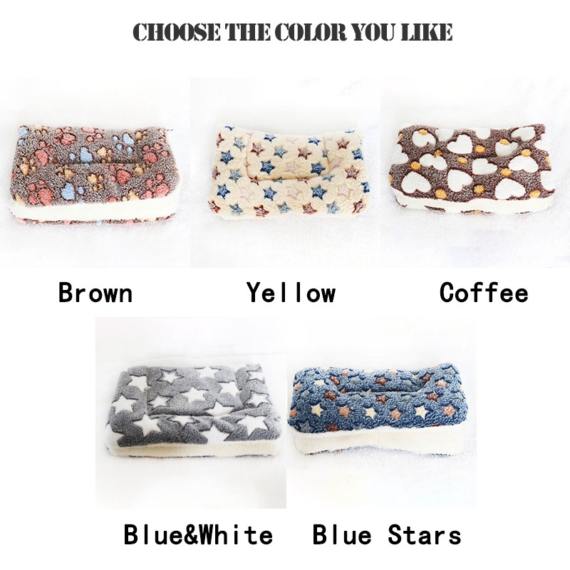 【✈Hàng Có Sẵn &amp; Mã Vạch✈Chăn Ngủ Cho Thú Cưng Cỡ Nhỏ Bằng Vải Cotton 5 Màu Lựa Chọn