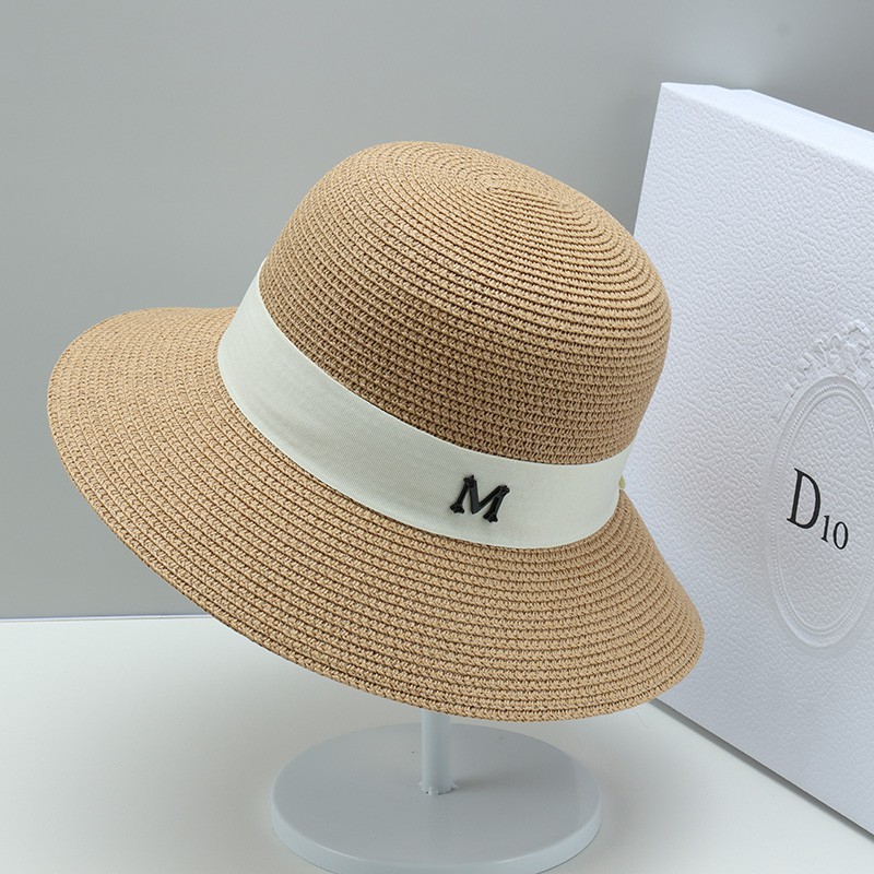 Mũ Cói Đi Biển Hàng Quảng Châu Xinh Xỉu ☘️FREESHIP☘️Nón Cói Nữ Rộng Vành Chữ M - Form Mũ Chuẩn Đẹp Nhiều Màu Hot 2023