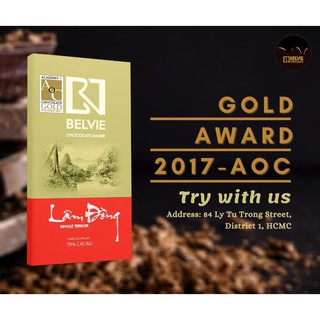 Socola Đen Belvie Lâm Đồng 70% Cacao