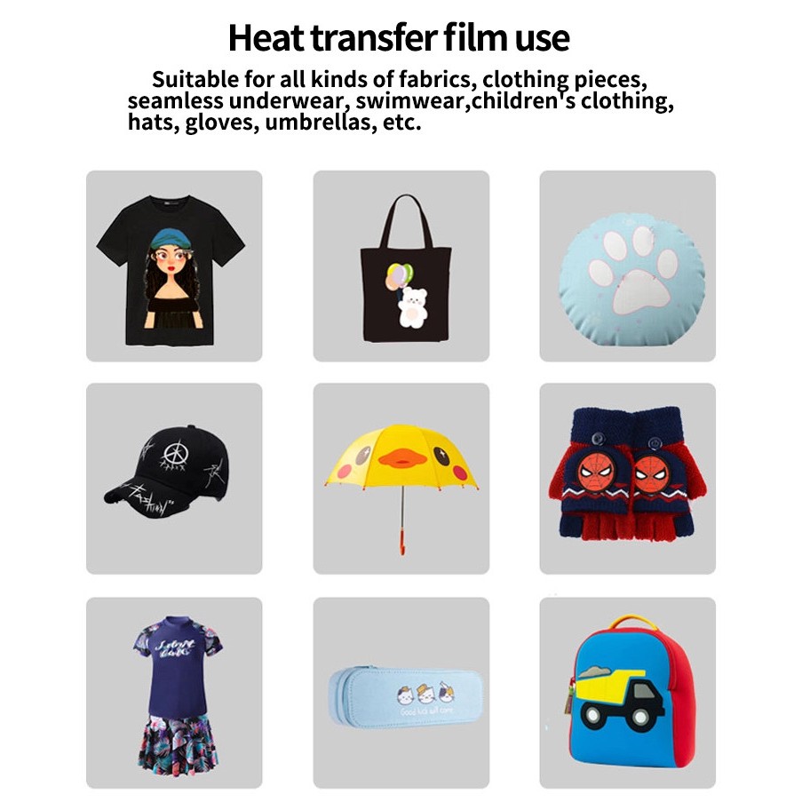 PET FILM CHUYỂN NHIỆT DTF DÙNG CHO MÁY IN PHUN MỰC PIGMENT DTF CUỘN 100M