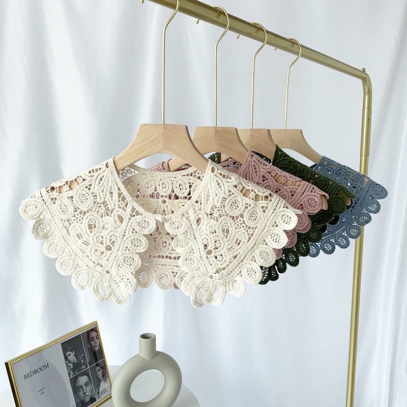 Khăn Choàng Cổ Vải Lụa Phối Ren Chống Nắng Thời Trang Cho Nữ