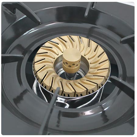 Mâm chia lửa bếp gas, Sử dụng cho dòng bếp Rinnai điếu inox RV-365,367,375,377, 6,7DOUBLE, phụ kiện bếp gas