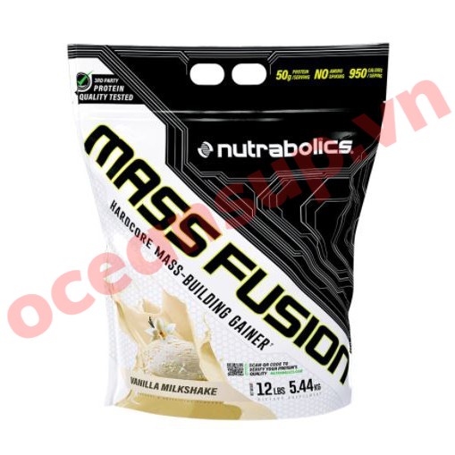 Sữa Tăng Cân Nutrabolics Mass Fusion Bịch 5.4kg Tăng Cơ Nạc