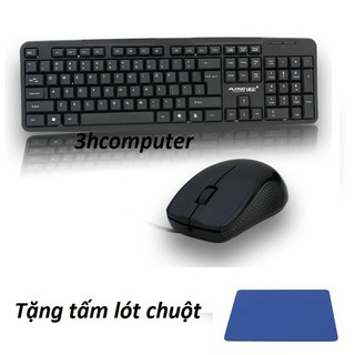 Combo Chuột và phàm K3186 Tặng lót chuột kết nối cổng usb