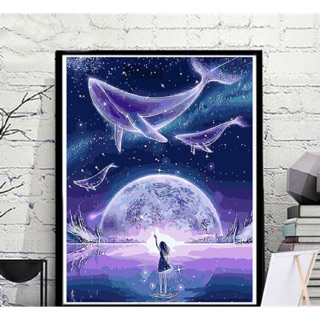 Tranh tô mầu vũ trụ, tranh tô mầu vải canvas