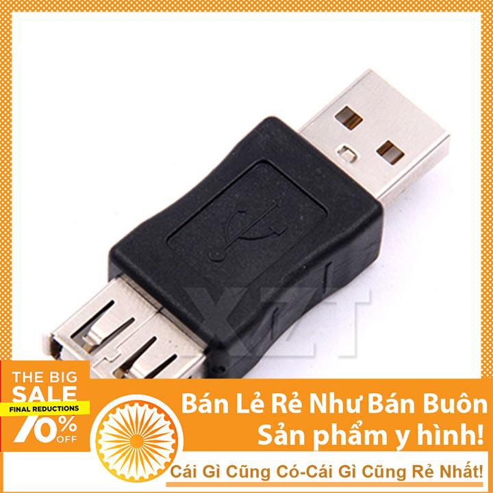 Đầu Chuyển Đổi USB A Đực Sang USB A Cái 2.0 Giá Rẻ