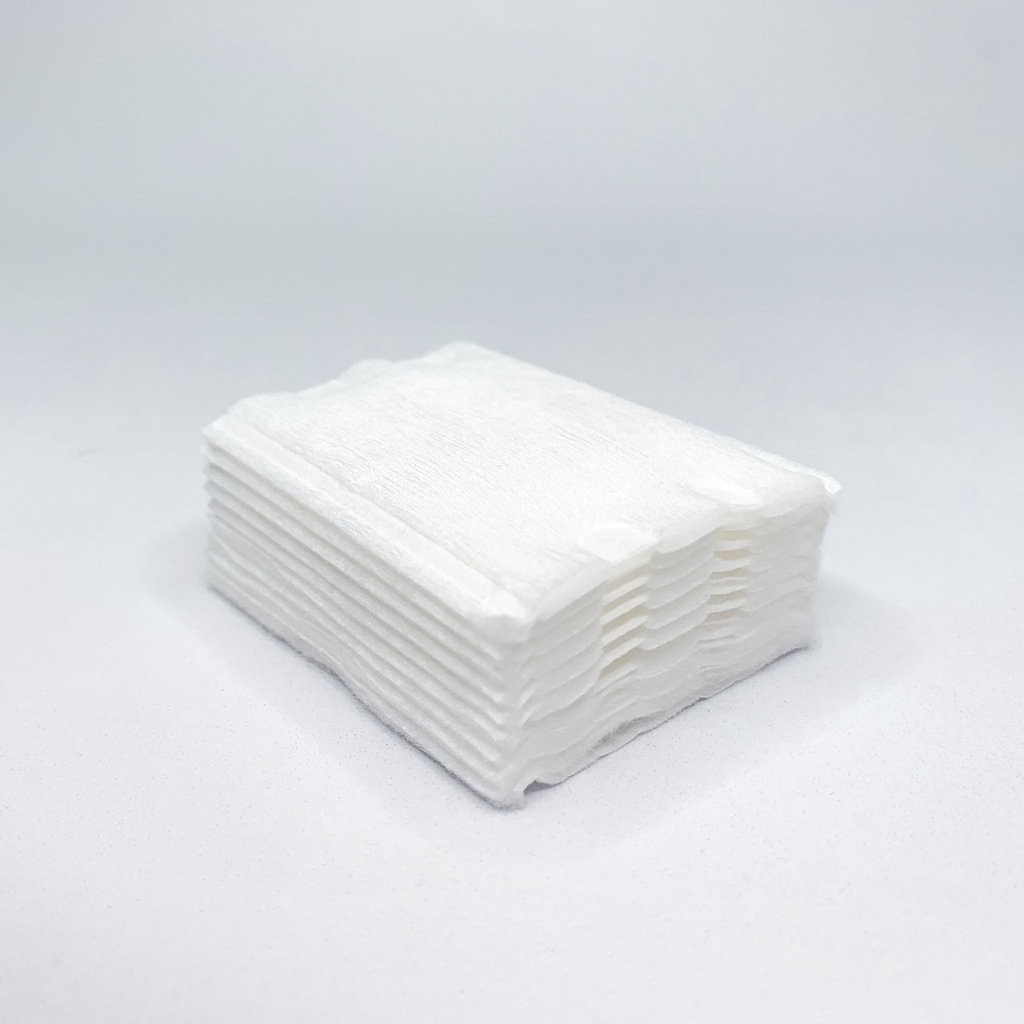 Combo 3 Bông tẩy trang  Slisoft 220 miếng làm từ bông tự nhiên, mềm, mịn, dai an toàn cho mọi loại da.
