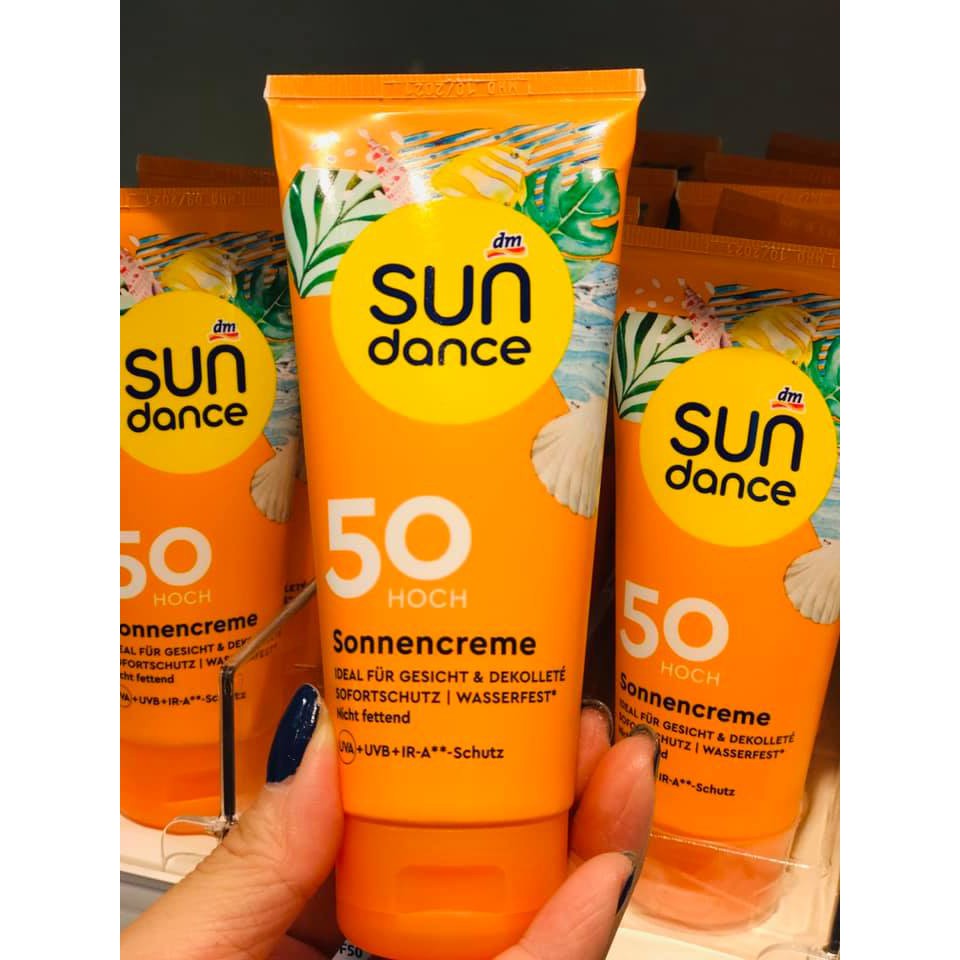 Đức - Kem chống nắng Sundance SPF50 cho mặt và body 100ml