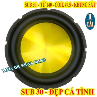 1 CỦ LOA SIÊU TRẦM 30 PT AUDIO TỪ 140 COIL 50 - CHUYÊN ĐÓNG LOA SUB LOA SUB RỜI - GIÁ 1 LOA
