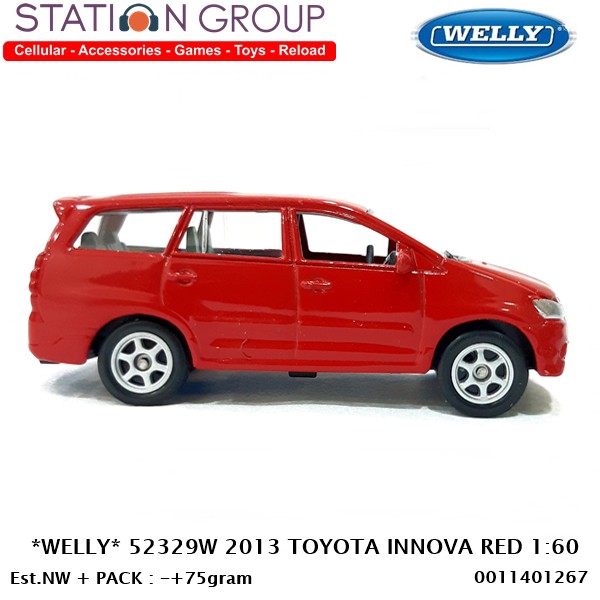 Welly Mô Hình Xe Hơi Toyota Innova Red 1-60 52329w 2013