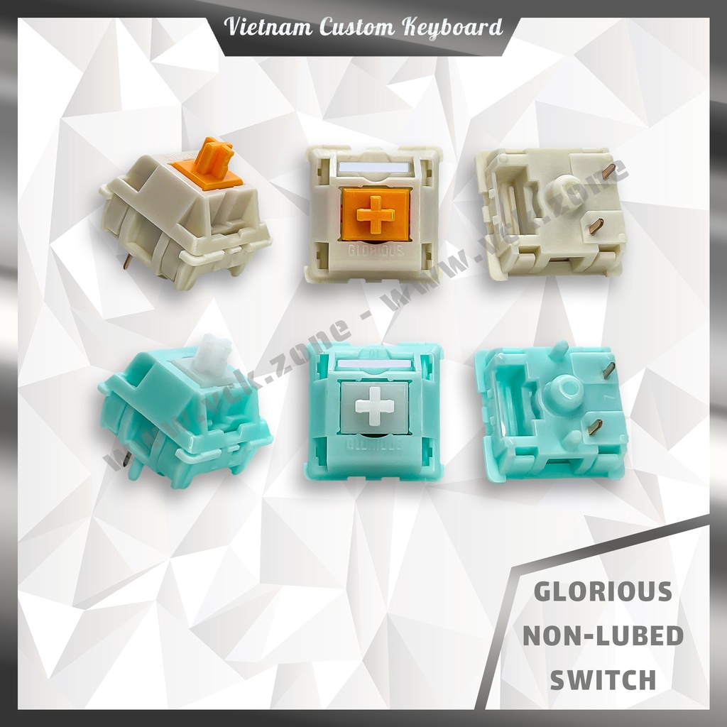 
                        Glorious Switch Non-Lubed | Pack 36 Switch Fullbox | Panda Tactile | Lynx Linear | Holy Panda Cải Tiến | VCK
                    
