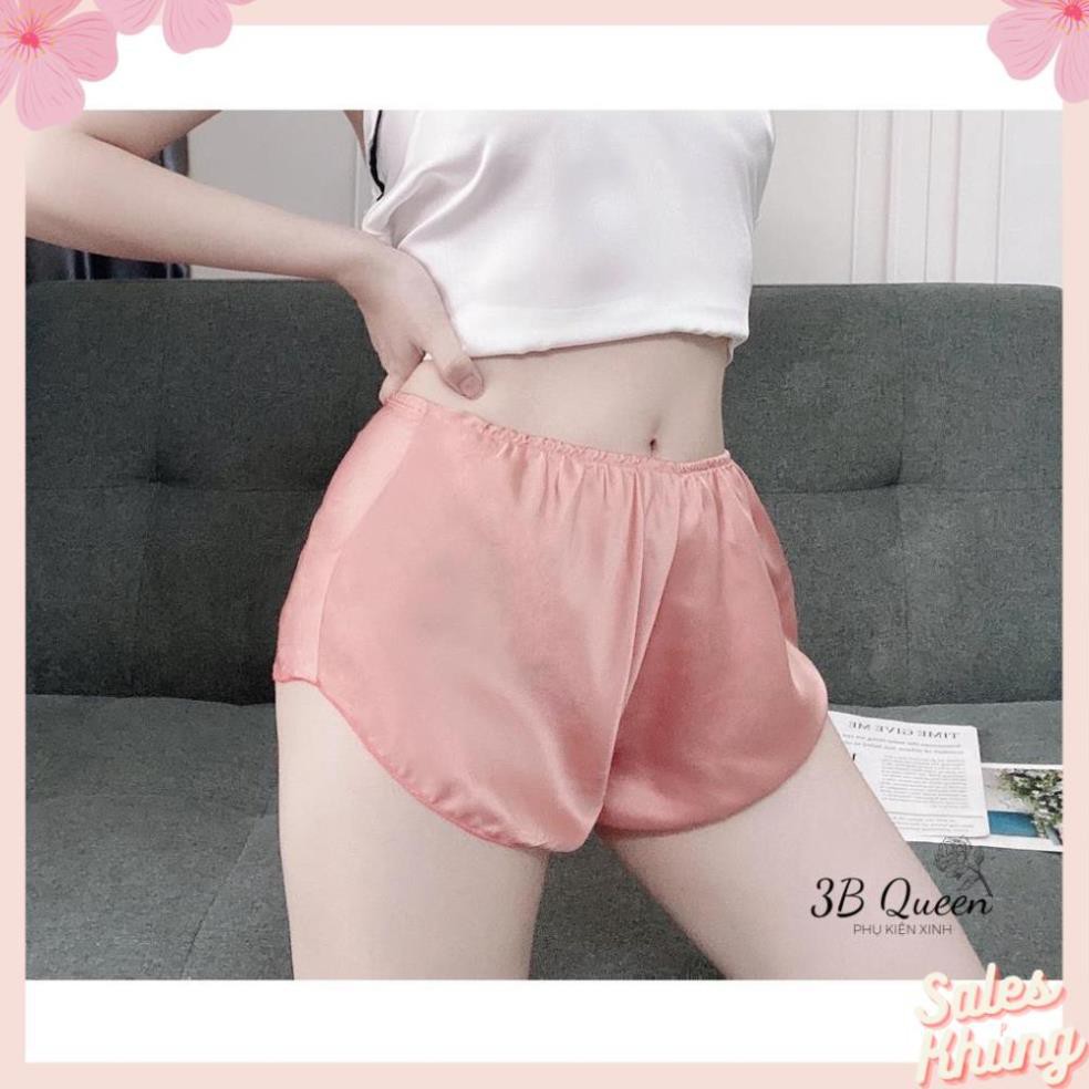 Đồ ngủ sexy🌺FreeShip🌺Quần đùi nữ siêu cute, mặc ngủ, mặc trong váy, lụa satin cao cấp | BigBuy360 - bigbuy360.vn