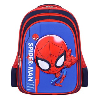 Balo cặp sách học mẫu giáo, cấp 1 cho bé trai in hình siêu nhân 3D cao cấp E90