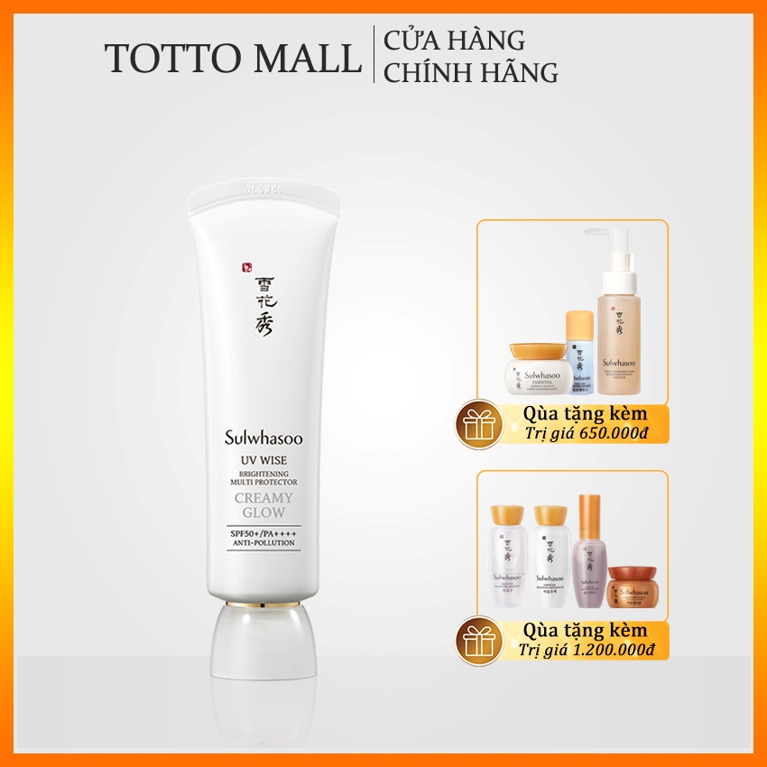 Kem chống nắng Sulwhasoo UV Wise Brightening Multi protector Milky Tone Up SPF50+/PA++++