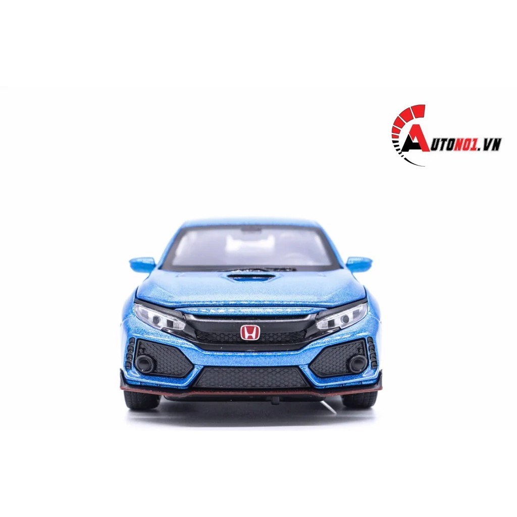 MÔ HÌNH XE HONDA CIVIC HATCHBACK TYPE R BLUE 1:32 MINIAUTO KHÔNG HỘP 5707