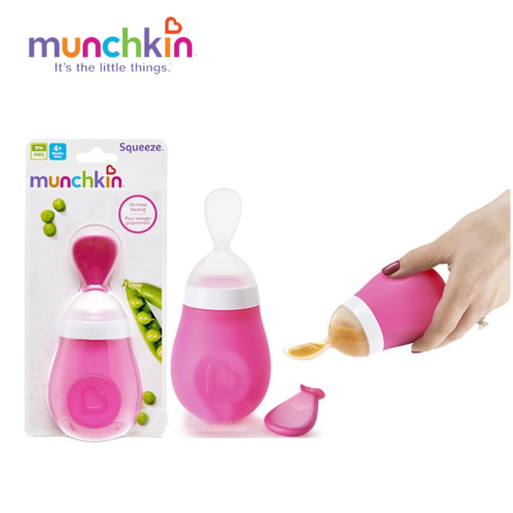 Bình thìa ăn dặm cho bé Munchkin Mỹ