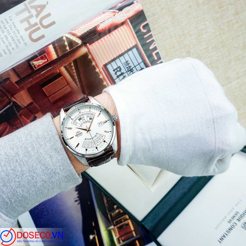 Đồng hồ nam Orient lịch vạn niên RA-BA0005S10B