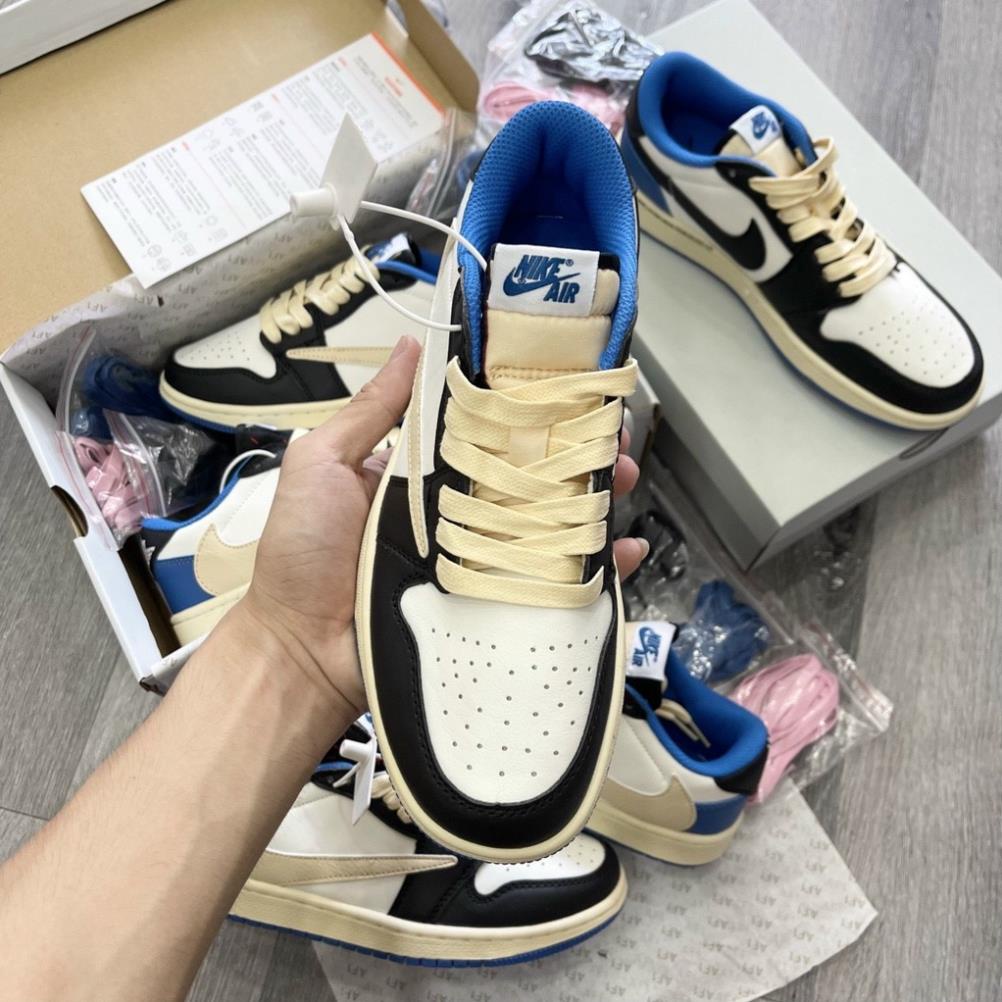 Giày Thể Thao Nam Nữ Jordan 1 Low Fragment x Travis Scott